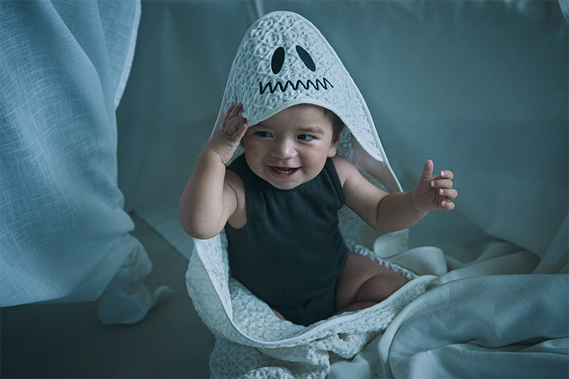 hooded towel ghost
