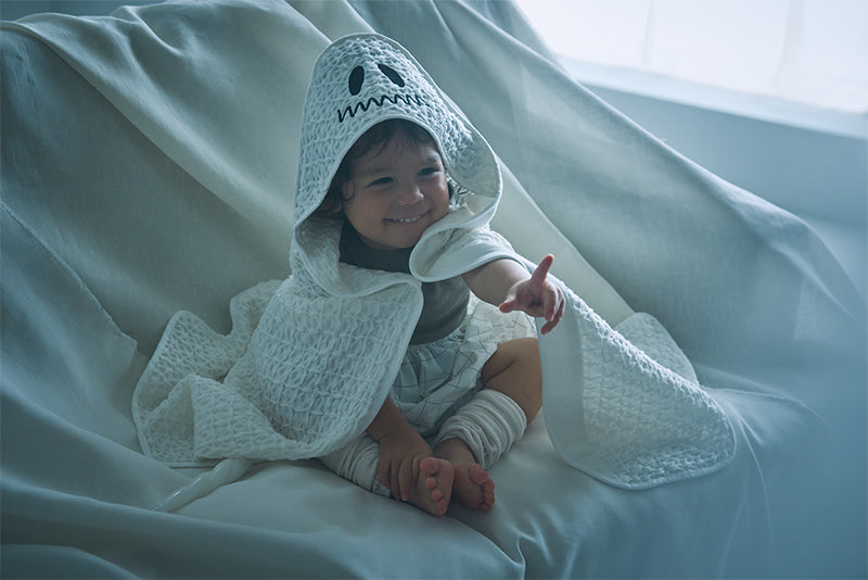 hooded towel ghost