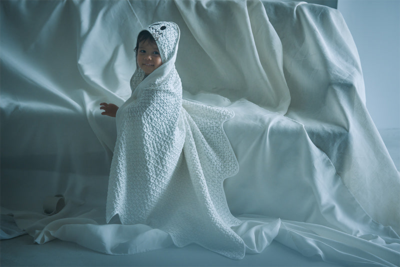 hooded towel ghost