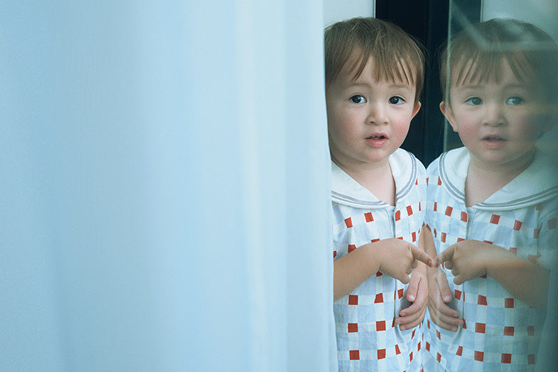 paddle rompers block blue