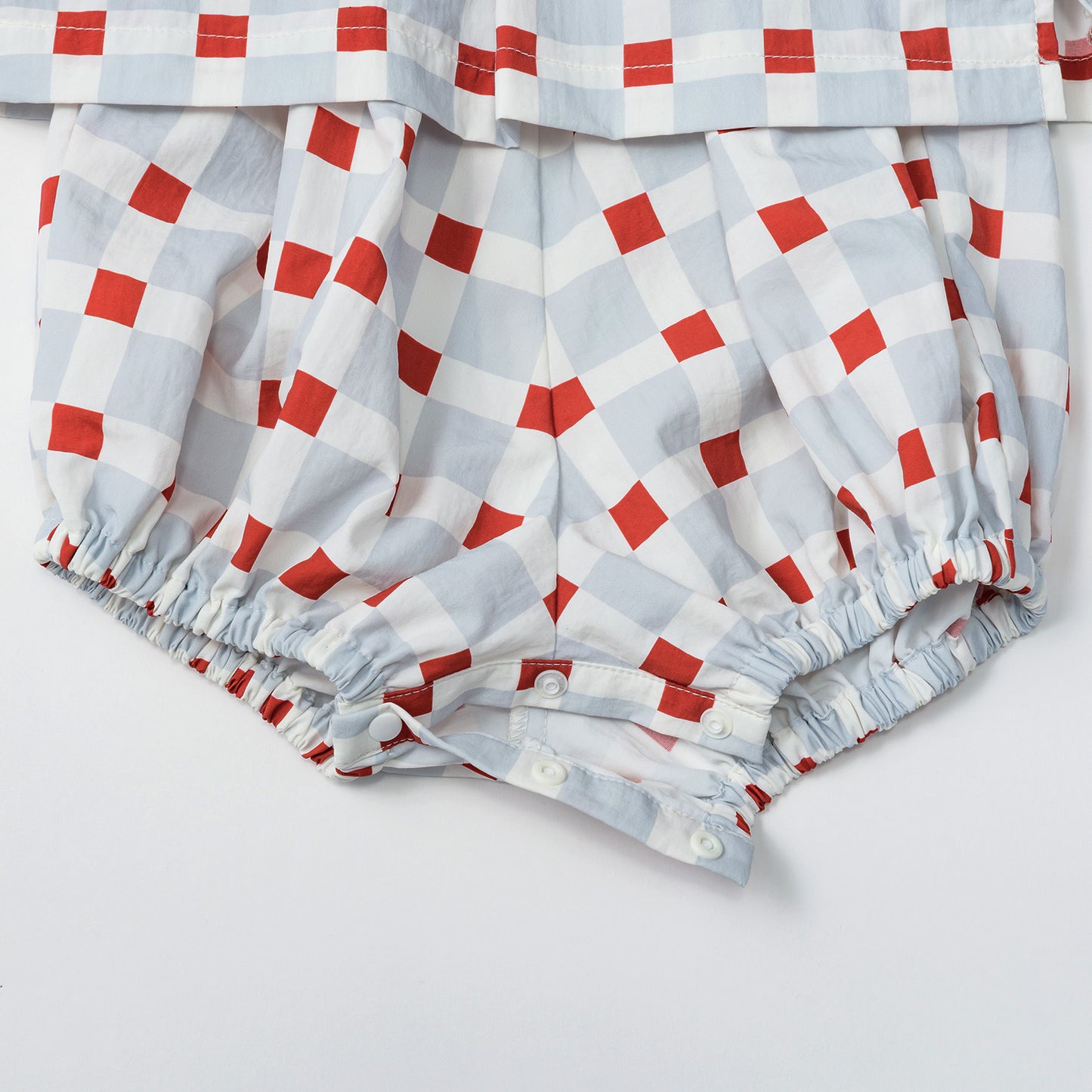 paddle rompers block blue