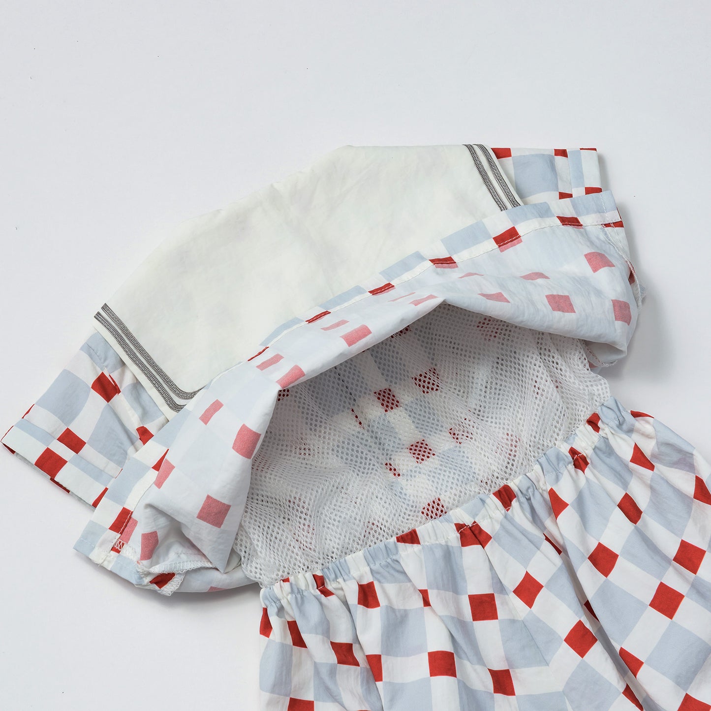 paddle rompers block blue