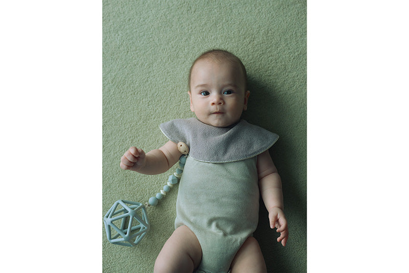 binky strap dot blue