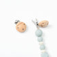 binky strap dot blue