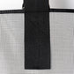 HULLED TOTE BAG BLACK