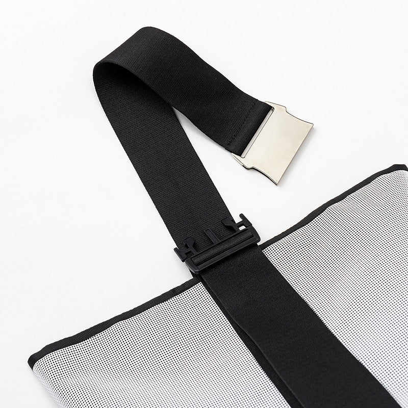 HULLED TOTE BAG BLACK