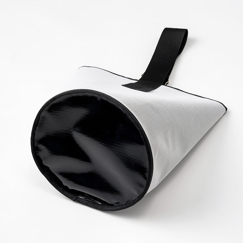 HULLED TOTE BAG BLACK