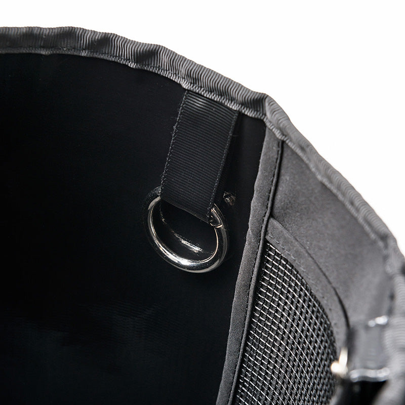 HULLED TOTE BAG BLACK
