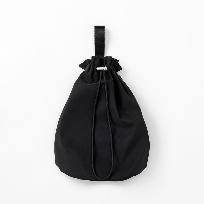 HULLED TOTE BAG BLACK