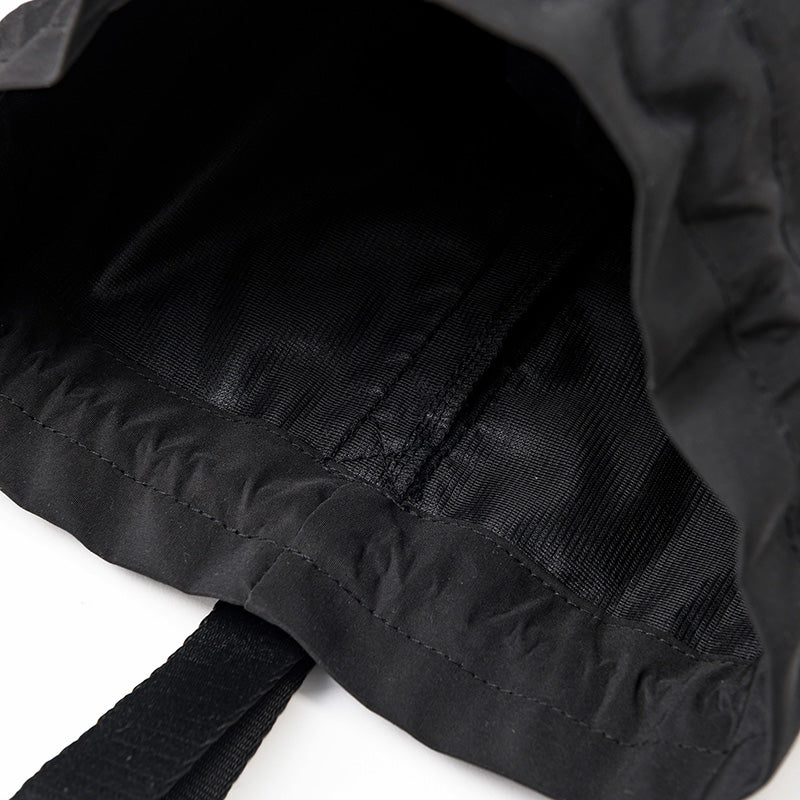 HULLED TOTE BAG BLACK