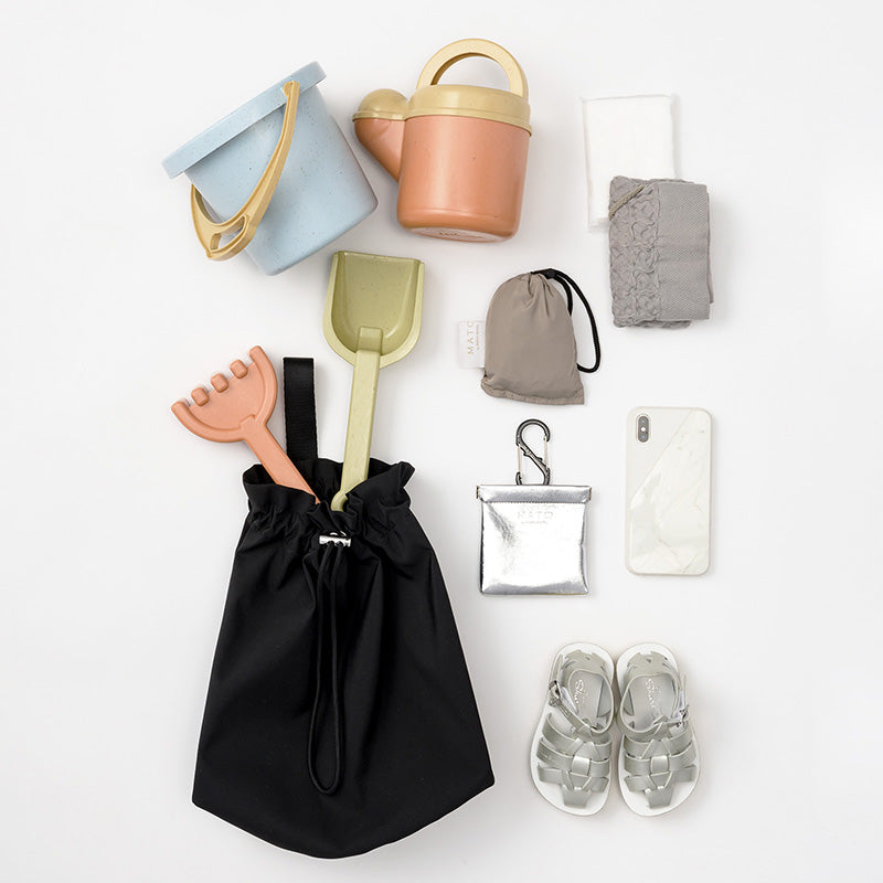 HULLED TOTE BAG BLACK