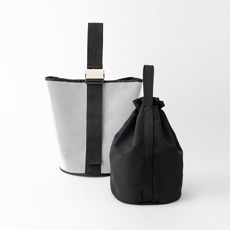 HULLED TOTE BAG WHITE