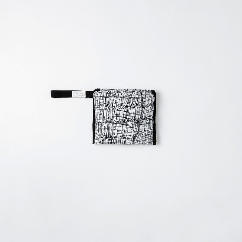 POND TOTE BAG DOODLE WHITE
