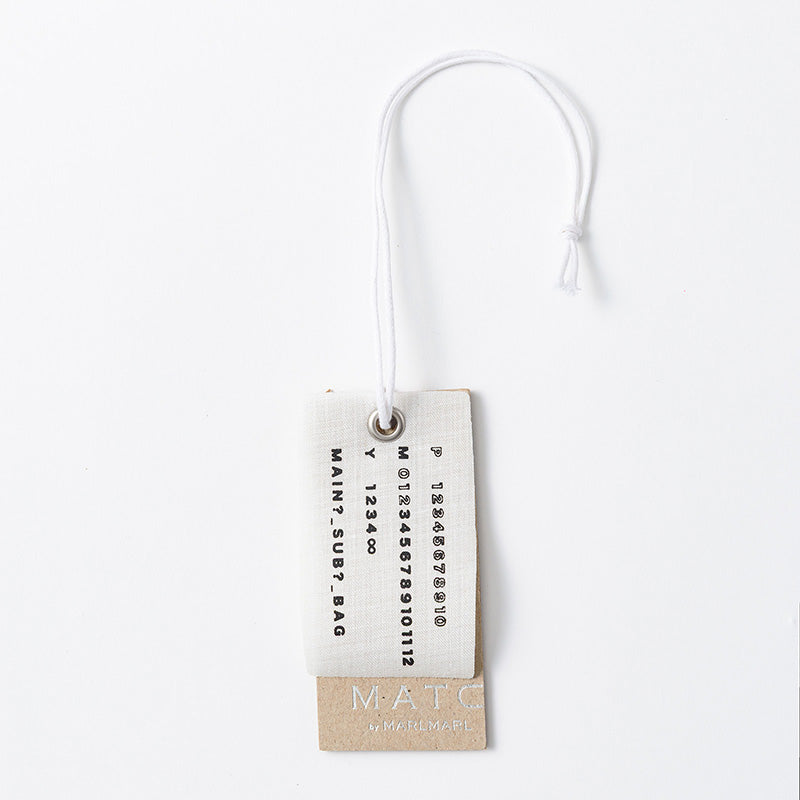POND TOTE BAG DOODLE WHITE