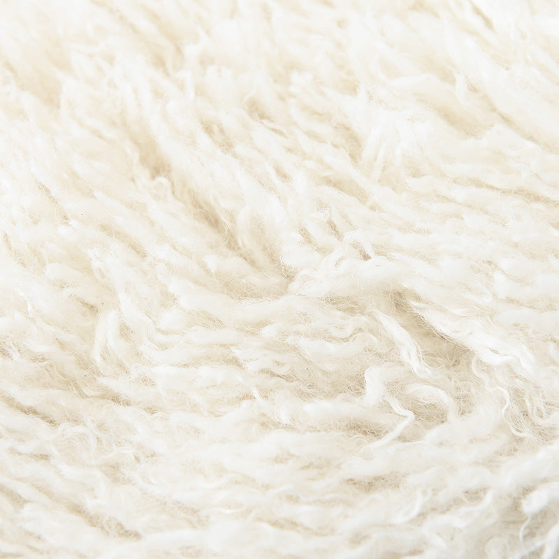 HONEYCOMB BAG SHAGGY WHITE