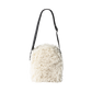 HONEYCOMB BAG SHAGGY WHITE