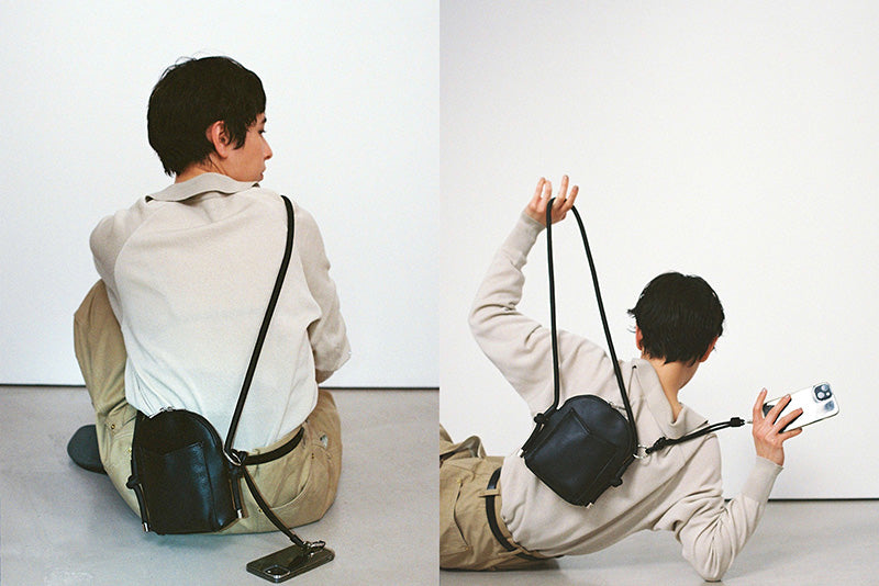 ZIPLINE PHONE BAG BLACK
