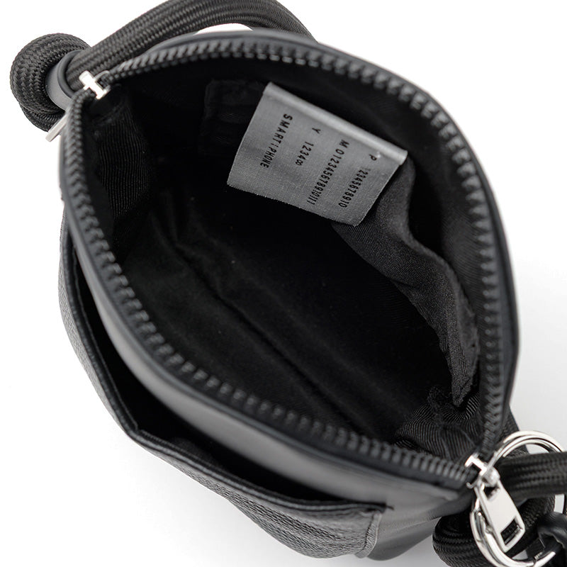 ZIPLINE PHONE BAG BLACK