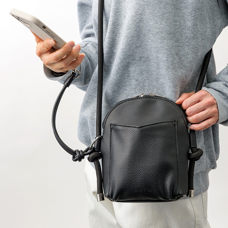ZIPLINE PHONE BAG BLACK