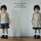shirts 3 bosom navy 70-90cm