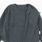 shirts 3 bosom navy 70-90cm