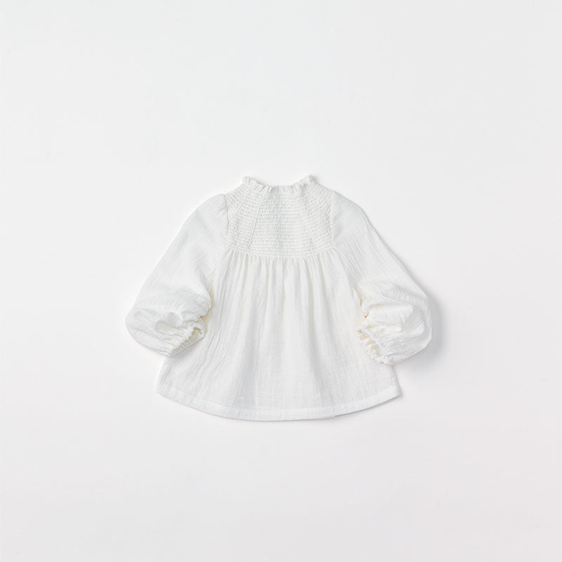 blouses 1 shirring white