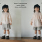 blouses 3 shirring navy 70-90cm