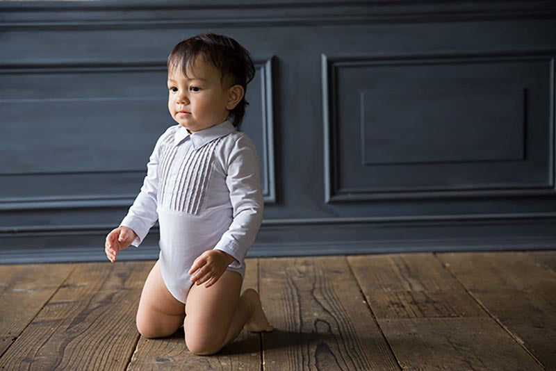 bodysuits 2 pintuck grey