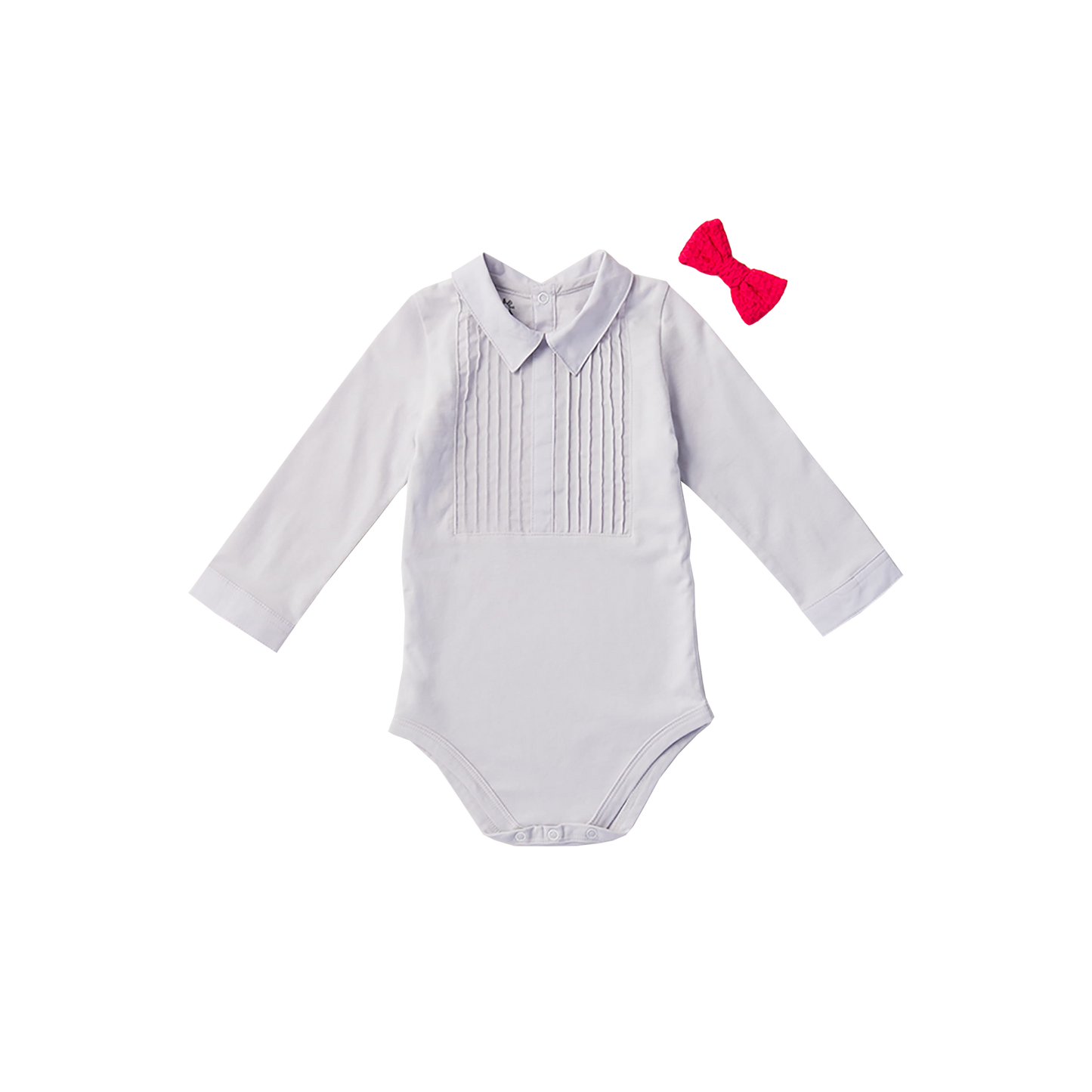 bodysuits 2 pintuck grey