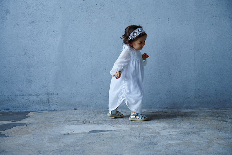 dress 1 shirring white