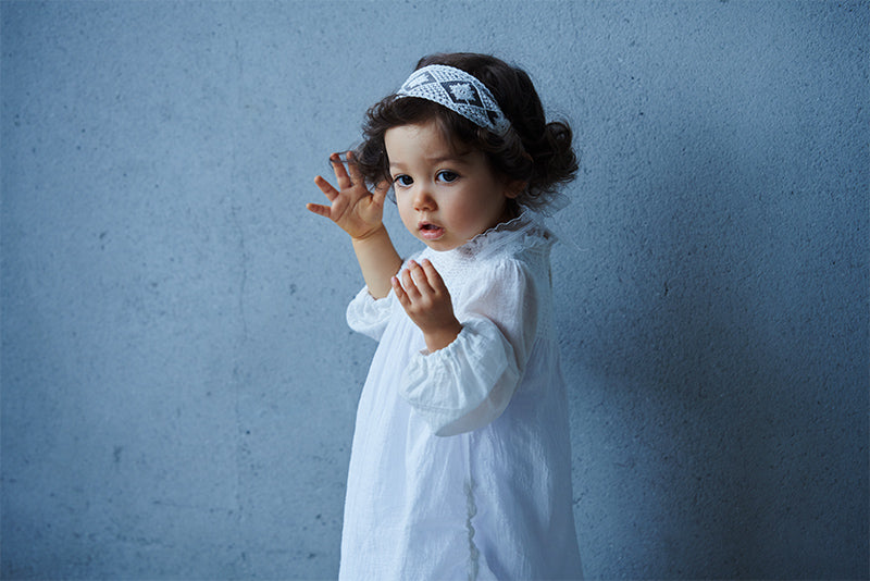 dress 1 shirring white