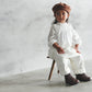dress 1 shirring white 100-120cm