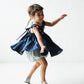 loisir sun dress 2 navy 100-120cm