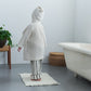 hooded bathrobe 1 ivory