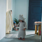 hooded bathrobe 3 ice grey