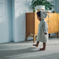 hooded bathrobe 3 ice grey
