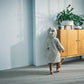 hooded bathrobe 3 ice grey