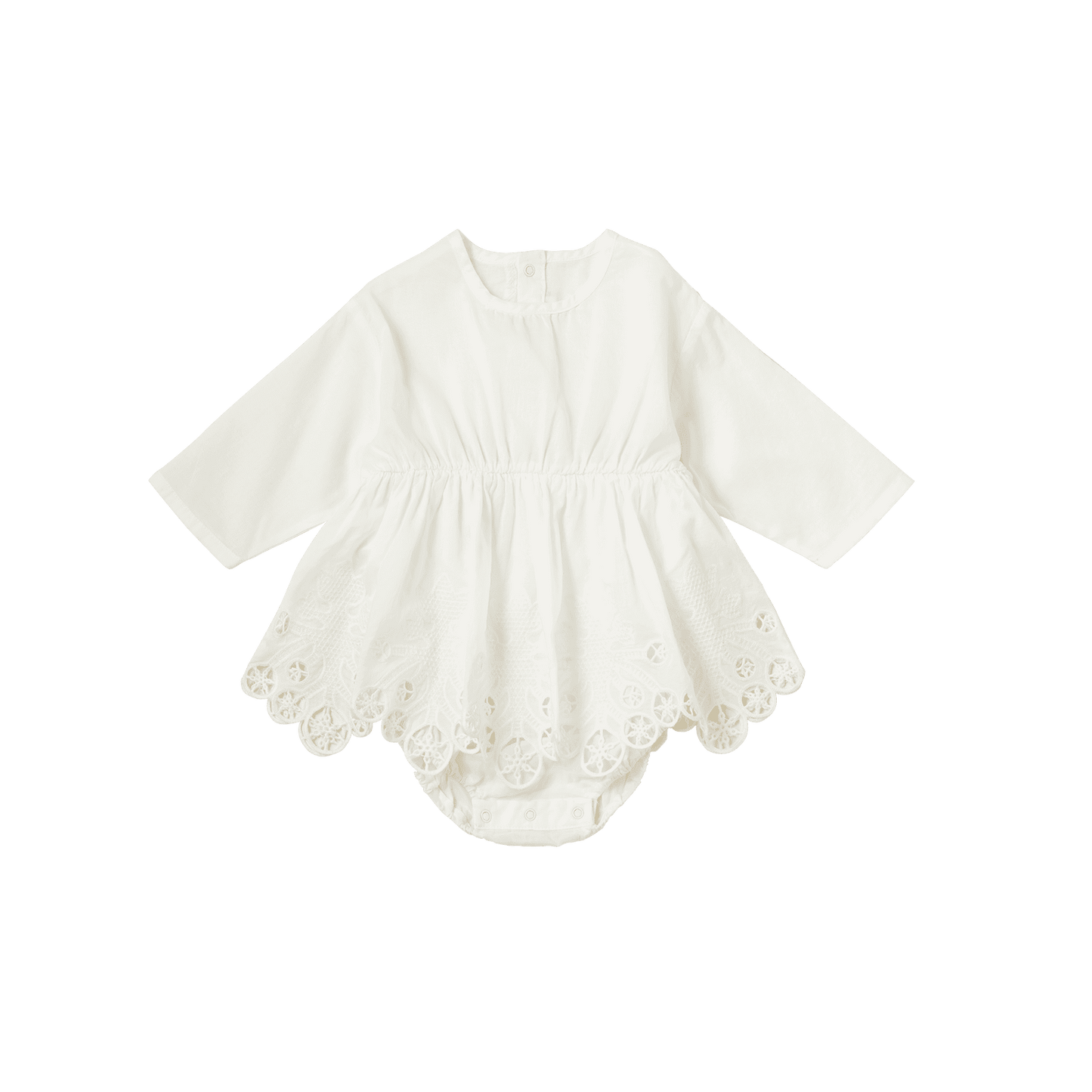 bodysuits 7 scallop white